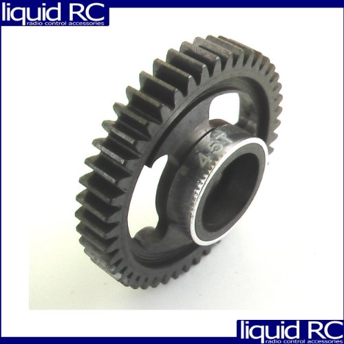 Hot Racing SVXS845 Steel Spur Gear, 45 Tooth, Silver, for Traxxas 1/16 Scale