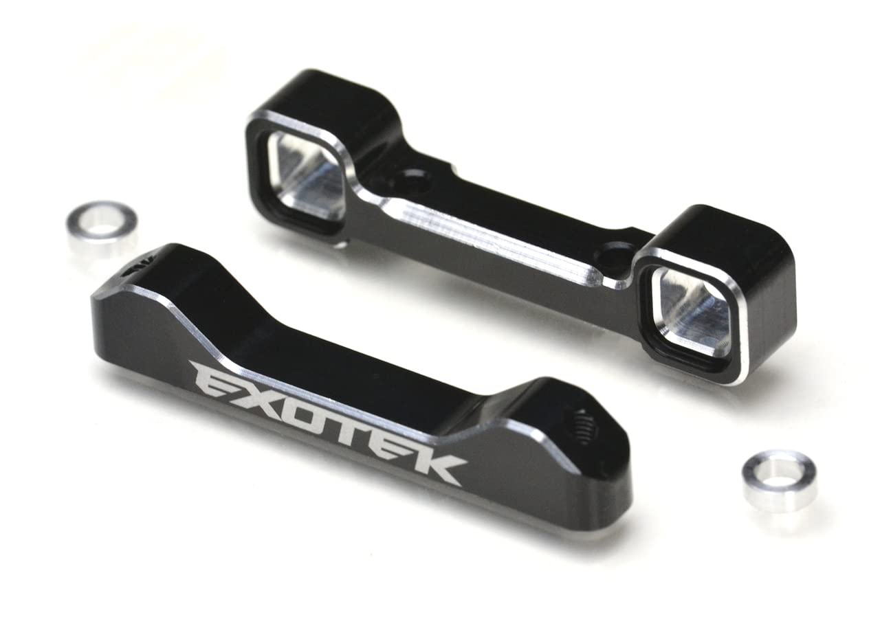 Exotek Racing 2067 22S 7075 Aluminum Arm Mounts, for Rear Toe Adjustments, 1 Pair