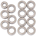 1UP Racing 450074 Cv2 Pro Ball Bearing Set, Chrome/Ceramic, Awesomatix