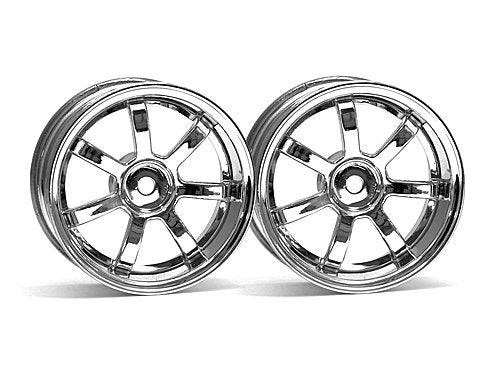 HPI Racing 3317 Rays Gram Lights 57S-Pro Wheel Chrome (6mm Offset)