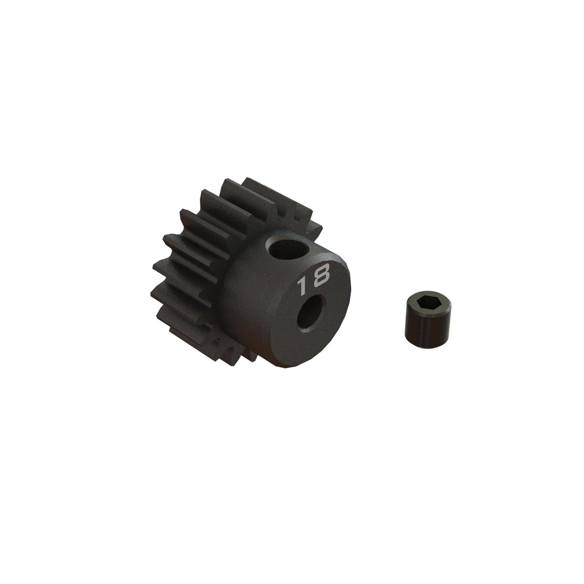 Arrma 311080 18T 0.8Mod 1/8" Bore CNC Steel Pinion Gear