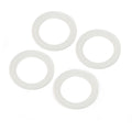 Losi LOS-1823 Beadlock Rings, Snap In, White (4): LMT 2.0