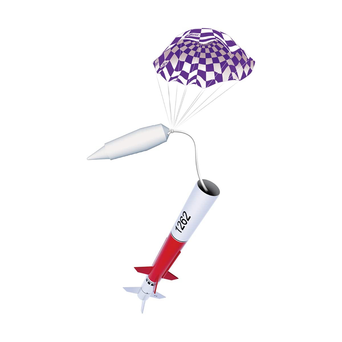 Estes 7266 Red Nova Rocket Kit Skill Level 2