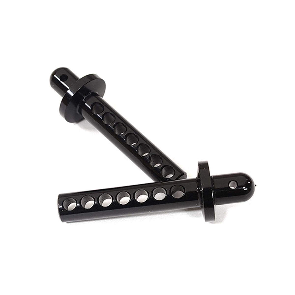 Integy C29157BLACK Body Posts with 7 Holes for 1/10 Enduro Sendero