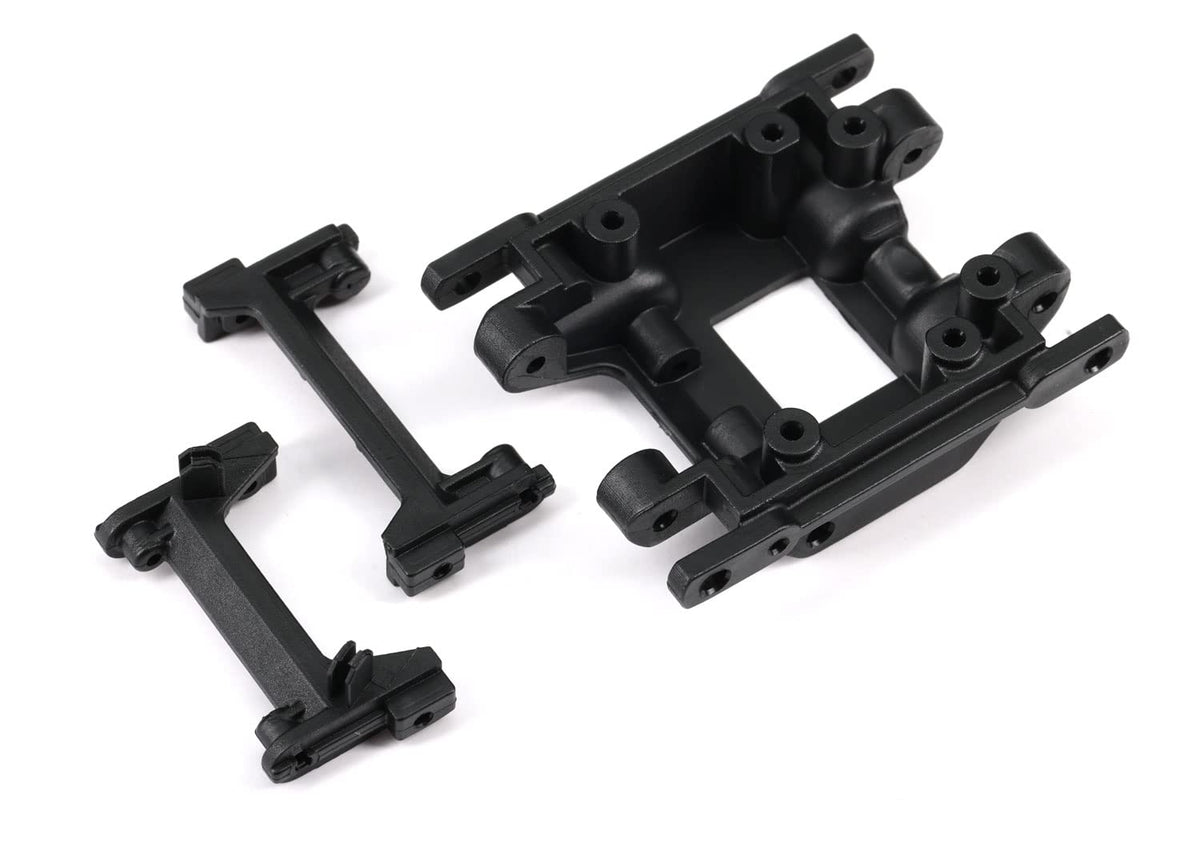 Traxxas 9736 Center Skidplate, Fr and Rear Bumper Mounts