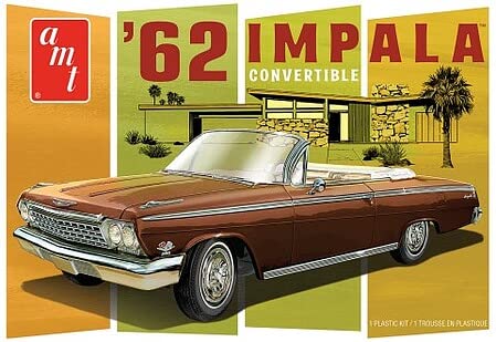 AMT 1355M  1962 Chevy Impala Convertible 1 Model Kit