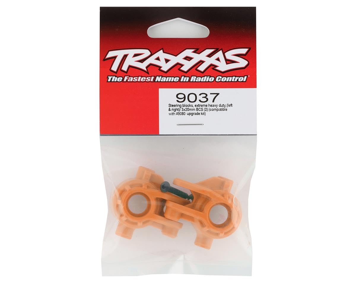 Traxxas 9037T Steering Blocks, Extreme Heavy Duty, Orange (Left & Right)