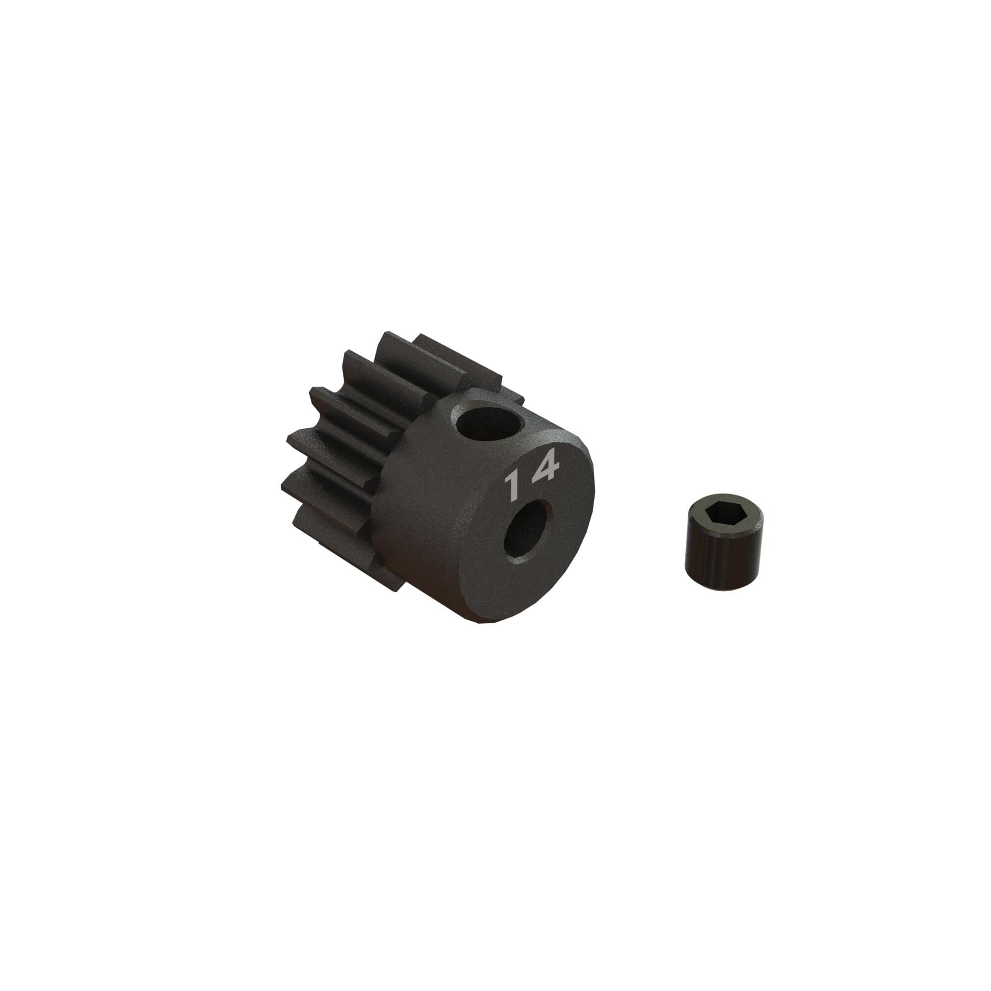 Arrma 311076 14T 0.8Mod 1/8" Bore CNC Steel Pinion Gear