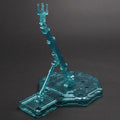 Bandai 5058283 Clear Sparkle Green Action Base 1 Display Stand for 1/100