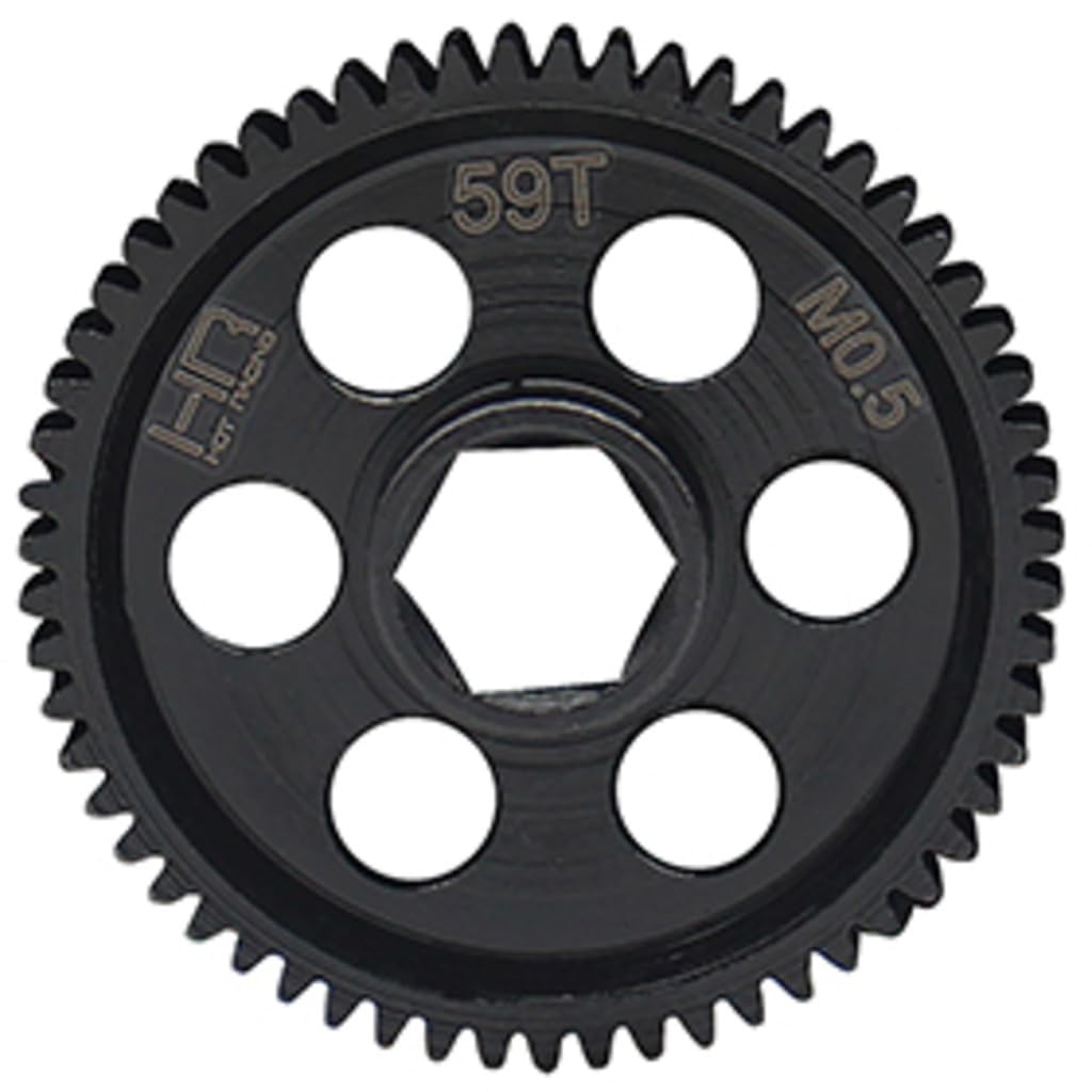 Hot Racing SGRM59M5 CNC Steel Main Gear 0.5module 59 Tooth GROM