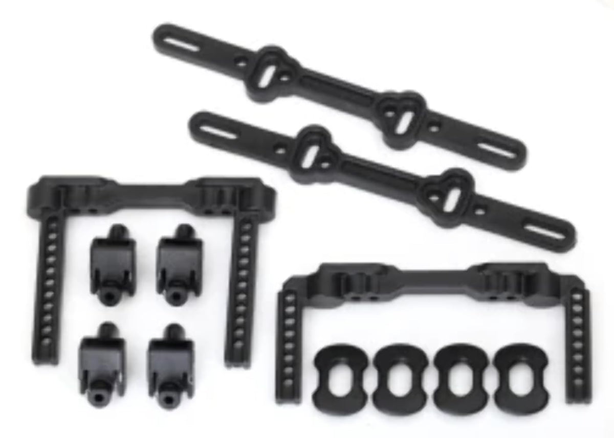 Traxxas 8316 Body Mounts, Front & Rear/ Body Mount Posts/ Body Mount Sliders