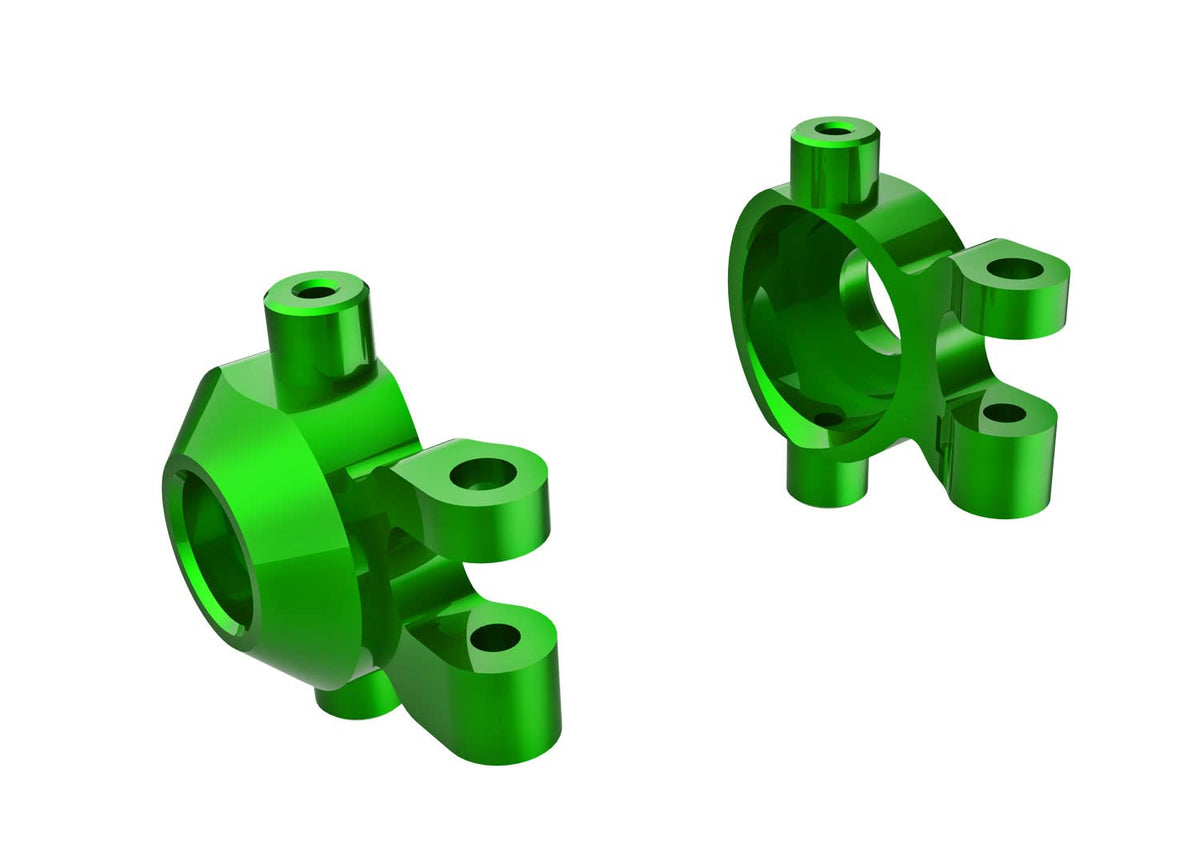 Traxxas 9737-GRN Steering Blocks, 6061-T6  Aluminum (Green-Anodized),Left & Right