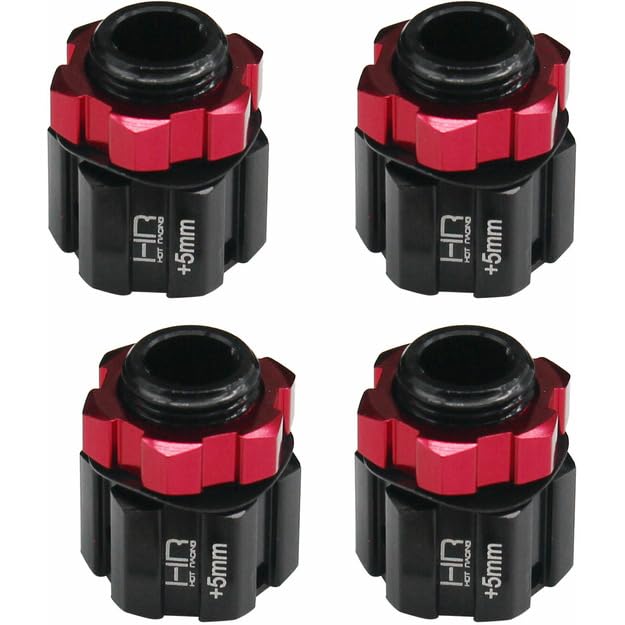 Hot Racing AON117X5 Aluminum 17mm Hex Hubs 5mm Offset Arrma 1/8 4x4