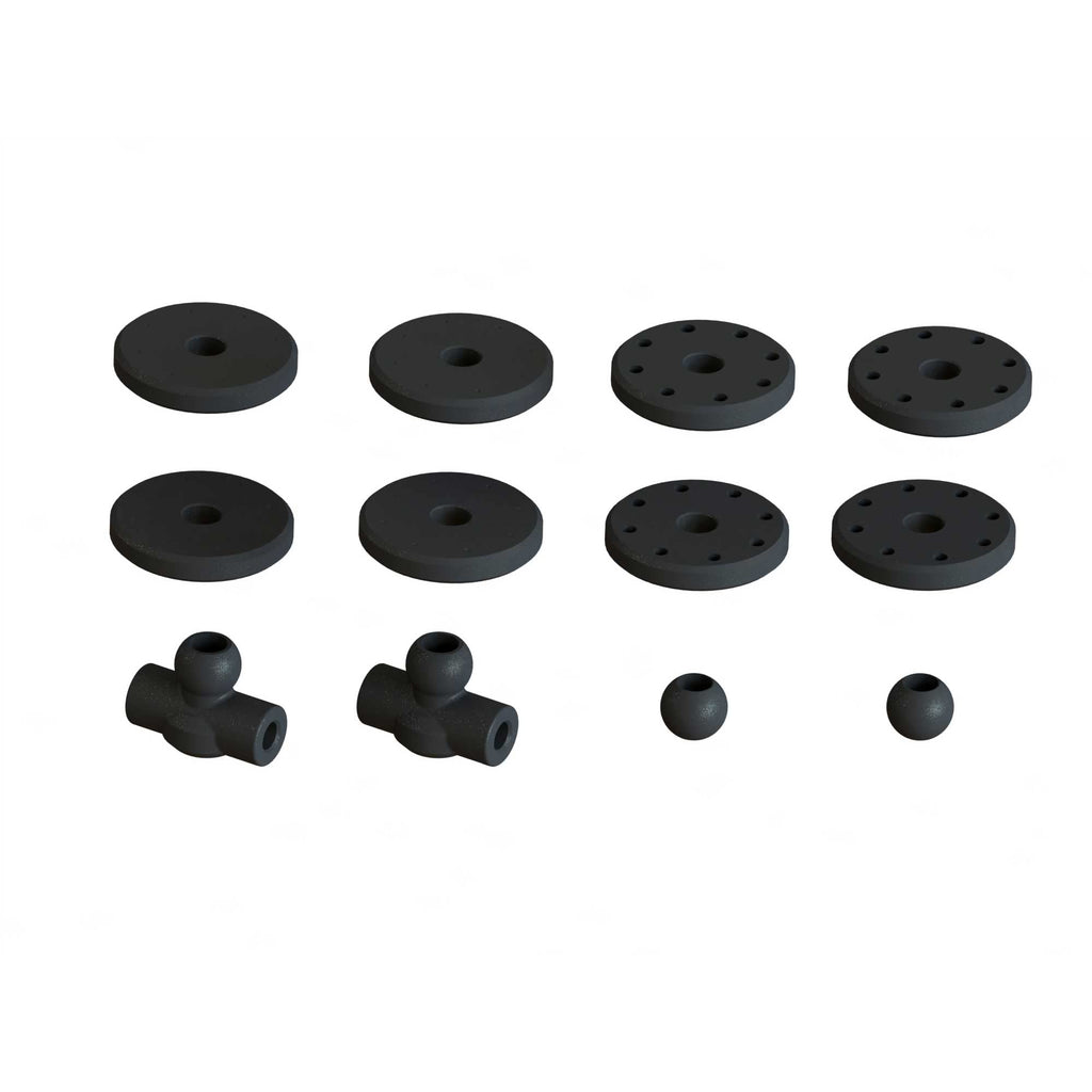 Arrma 330627 Shock Set Bore:16mm, Length:77mm Oil:2000cSt
