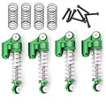 Power Hobby PHSCX2401GREEN Aluminum Threaded Mini/Micro Shocks for Axial SCX24 Front Rear Green