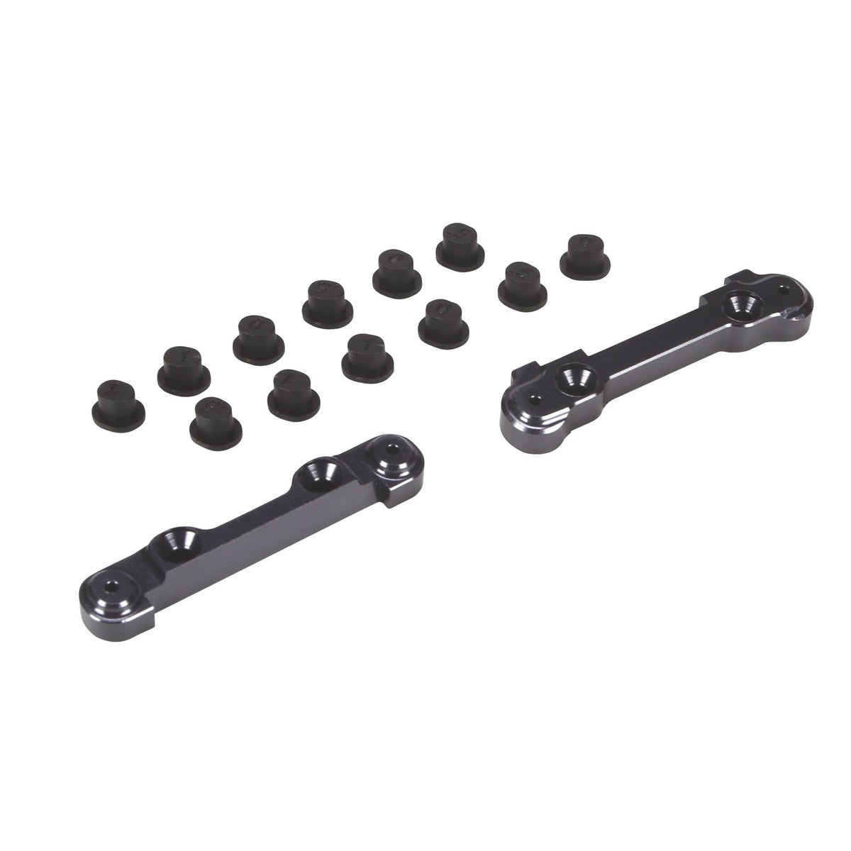 Losi LOSB1885 Aluminum Front Suspension Mount Set: 1/14 Mini-8ight Buggy