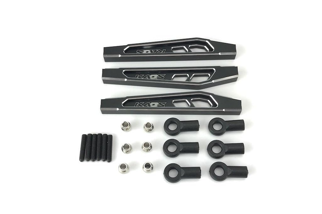 CEN Racing CKD0373 KAOS CNC Aluminum Front Upper & Lower Suspension Links (69mm, Black) (3pcs) F450