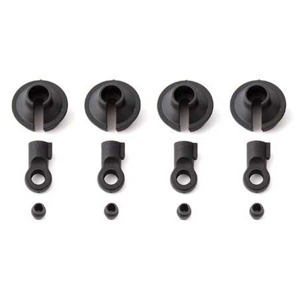 Team Associated 81194 Shock Rod Ends & Spring Cups, 20mm