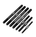 J Concepts 50102 Fin Titanium Turnbuckle Set, Stealth Black, 7pcs, Fits