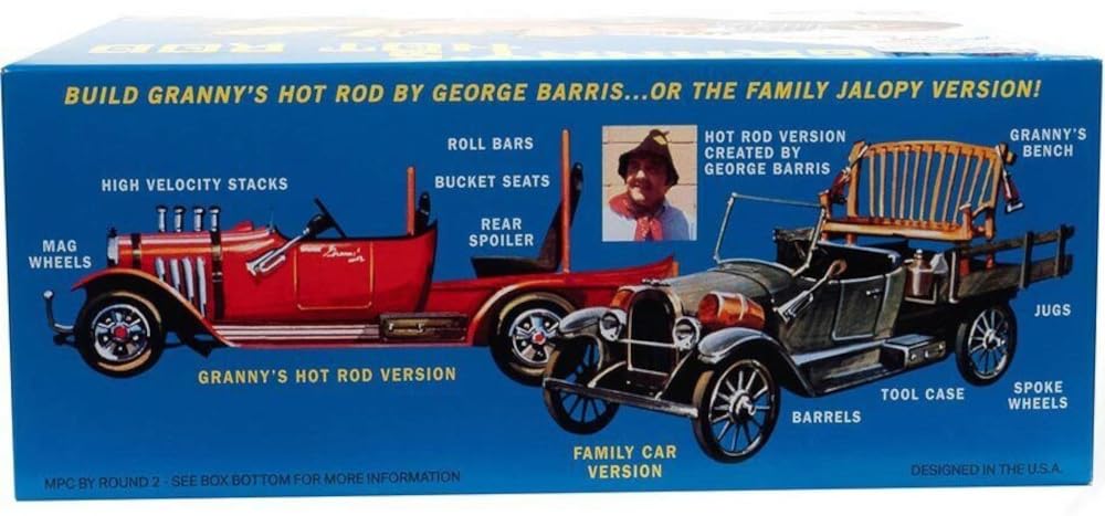MPC 988 George Barris Granny's Hot Rod – 1/25 Scale 2-in-1 Plastic Model Kit