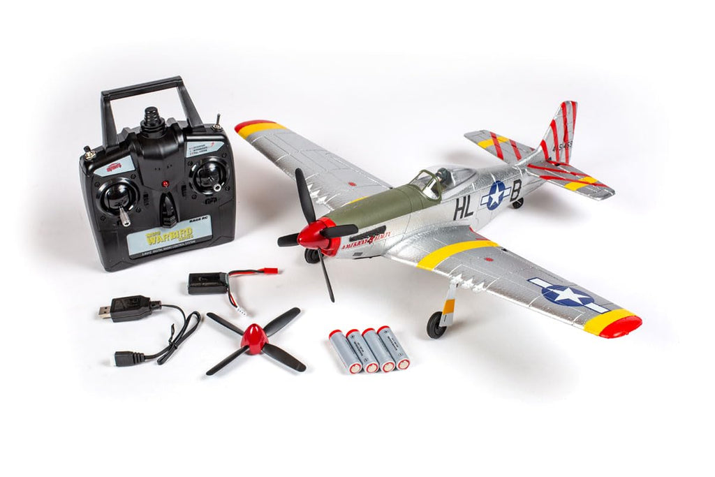 Rage R/C P-51D Mustang 500mm Brushless RTF Warbird with PASS (Pilot Assist Stability Software) System