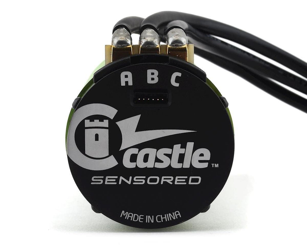 Castle Creations 060-0081-00 4 Pole Sensored Brushless Motor, 1717-1650KV