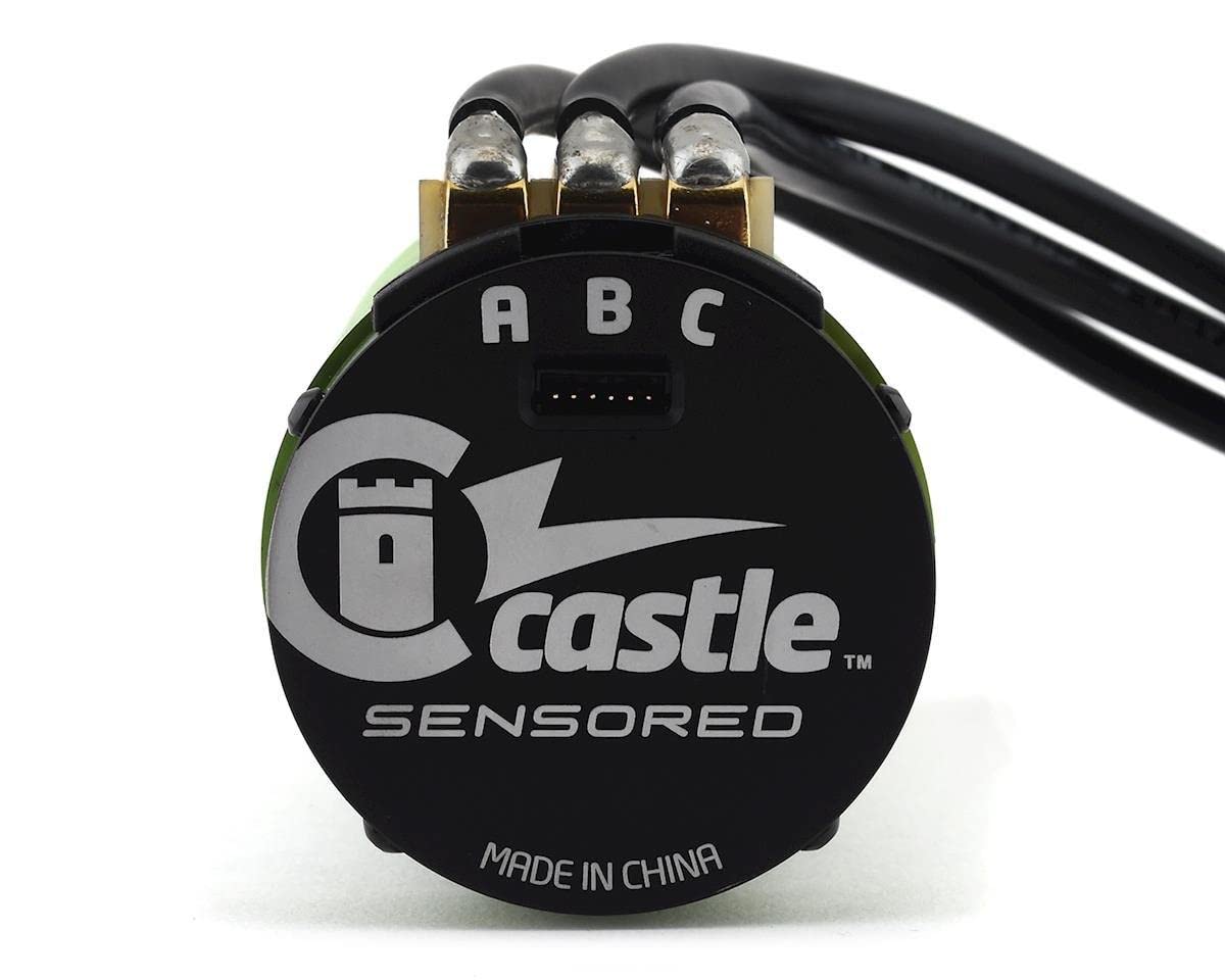 Castle Creations 060-0081-00 4 Pole Sensored Brushless Motor, 1717-1650KV