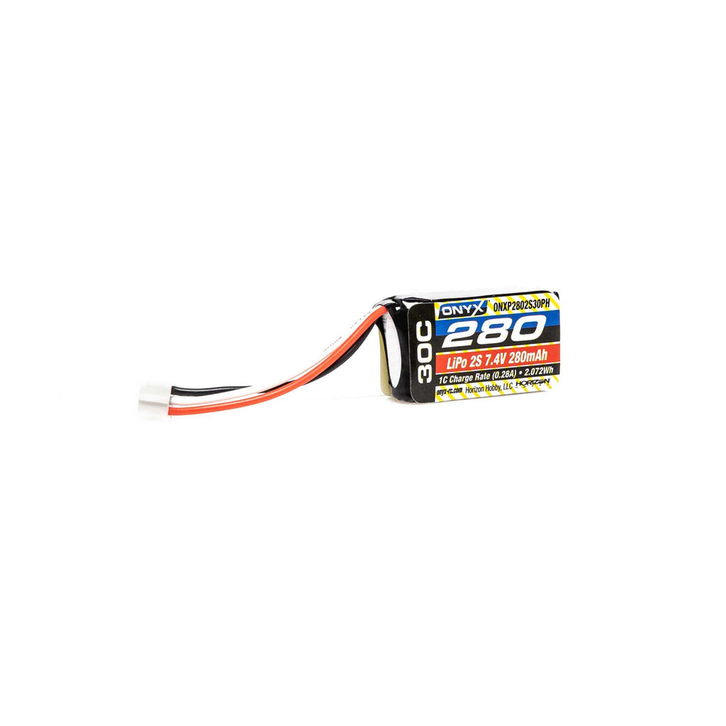 Onyx ONXP2802S30PH 7.4V 280mAh 2S 30C LiPo, PH Conn