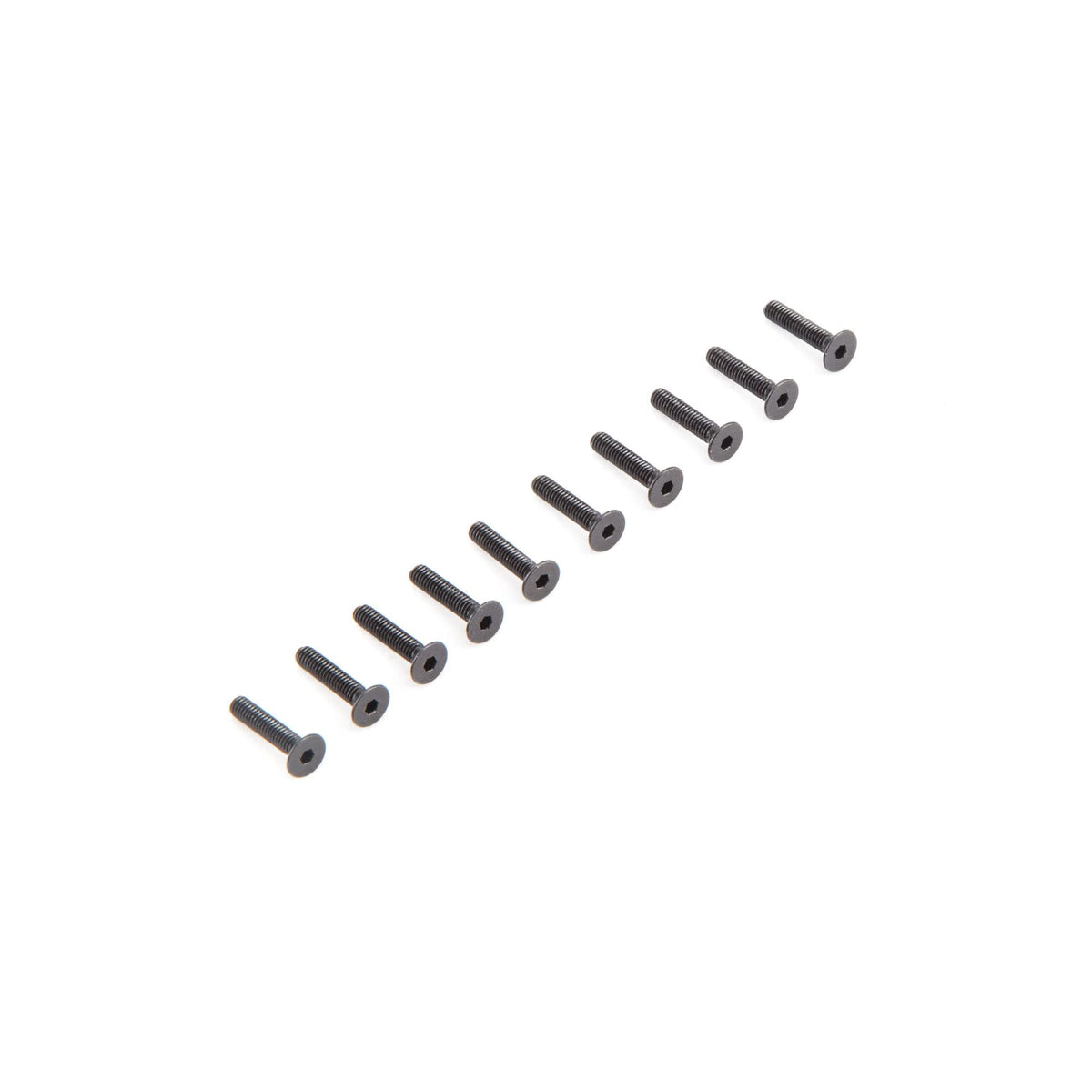 Losi LOS235010 Flat Head Screws M2.5 x 12mm (10)