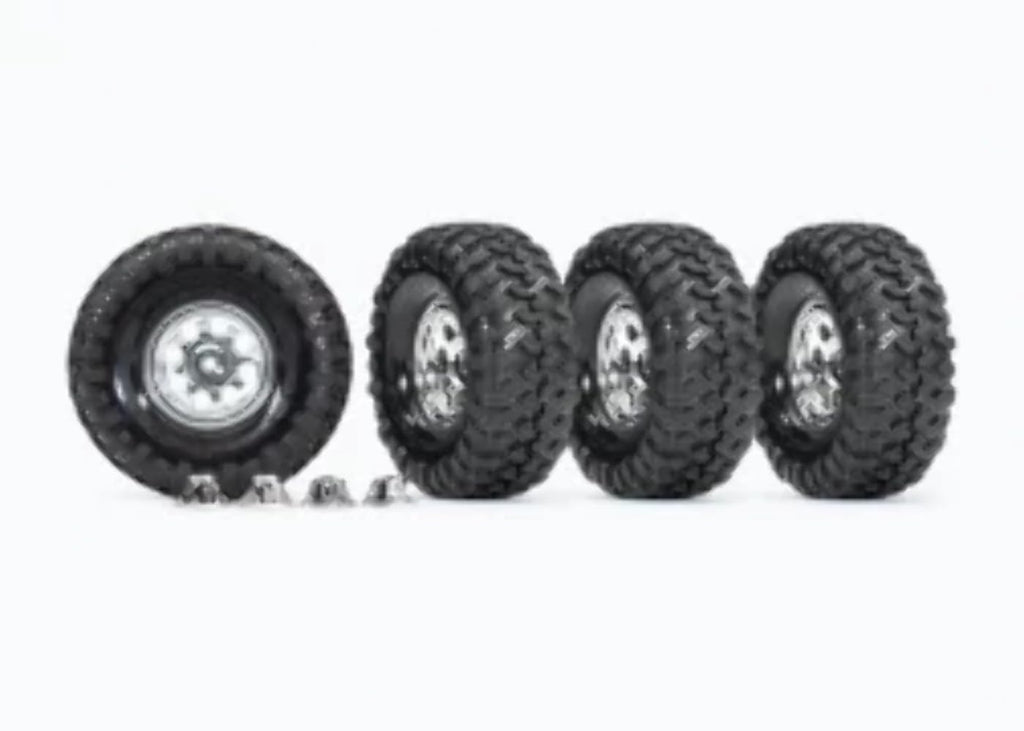 Traxxas 8183X Tires and Wheels, Assembled, Glued (4)