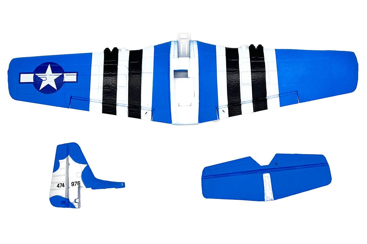 Rage R/C RGRA1361 Main Wing and Tail; P-51 Obsession