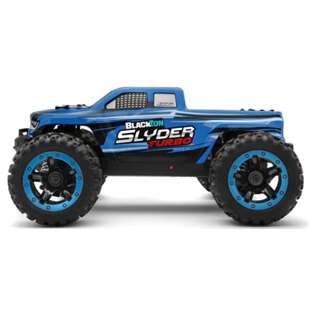 BlackZon 540201 Slyder MT Turbo 1/16 4WD RTR 2S Brushless - Blue