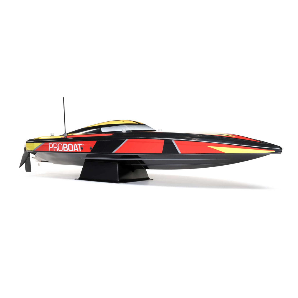 ProBoat PRB08032V2T1 Sonicwake V2 36" Brushless Deep-V Self-Righting RTR, Black