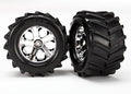 Traxxas 6771 Maxx Tires, 2.8 All-Star Chrome Wheels: Stampede 4x4