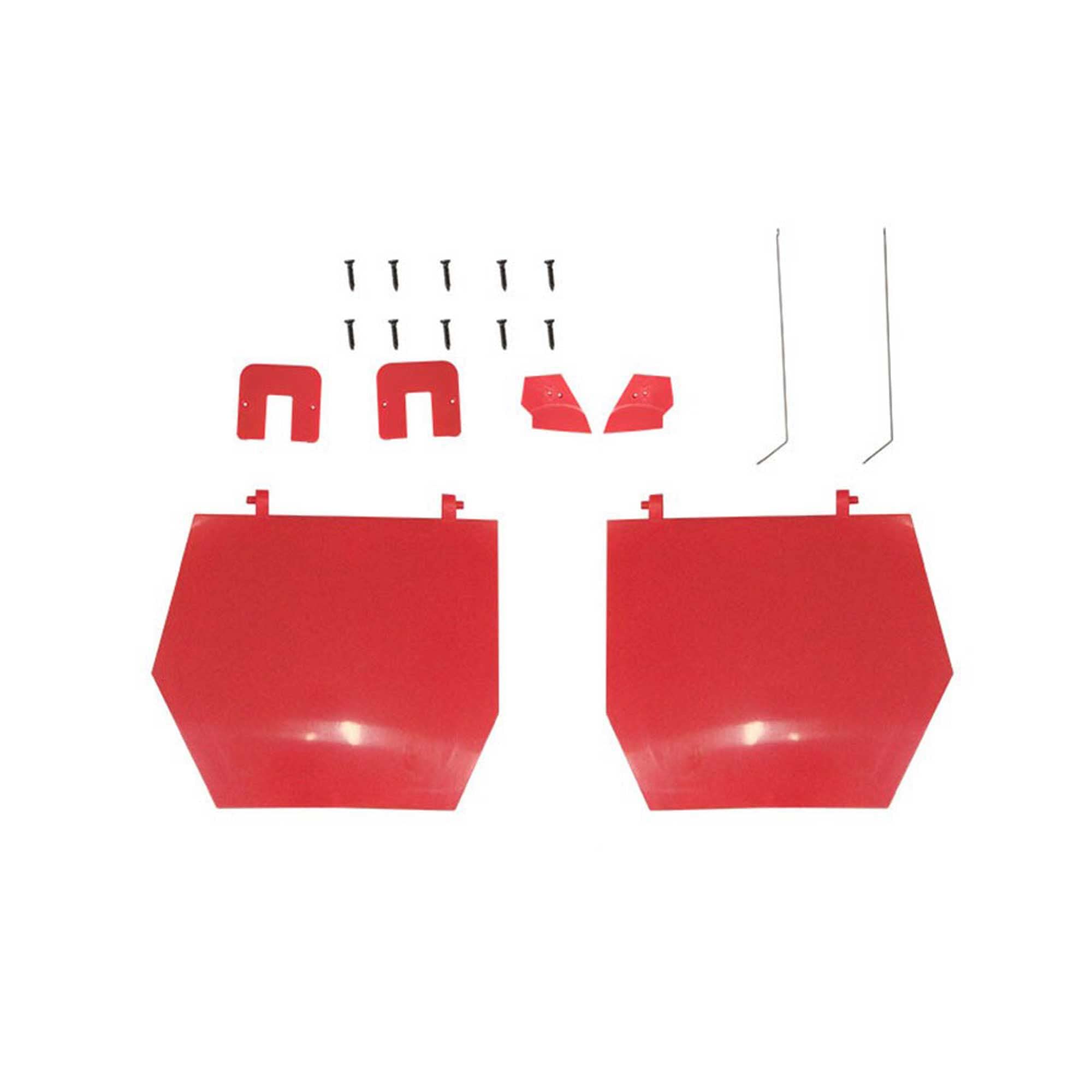 FMS RD116 Main Gear Doors: Red Arrow 80mm EDF