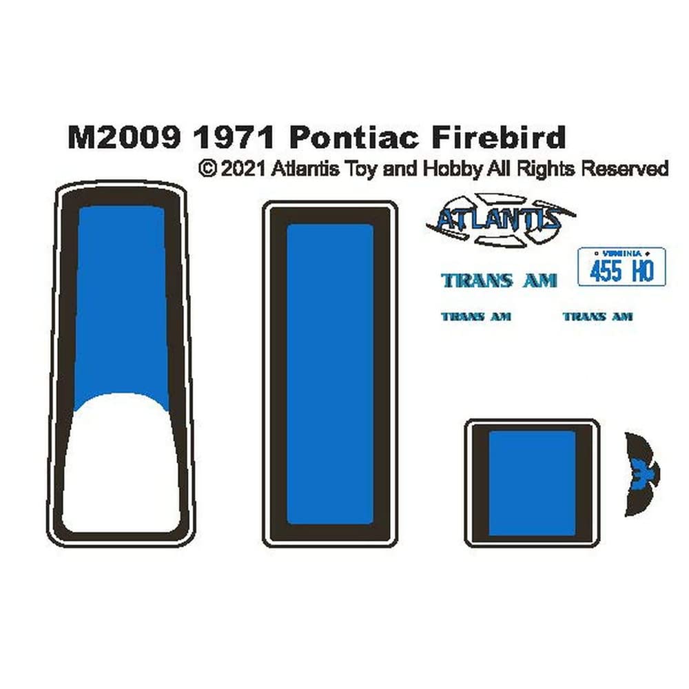 Atlantis M2009 1971 Pontiac Firebird Route 1/32 Model Kit