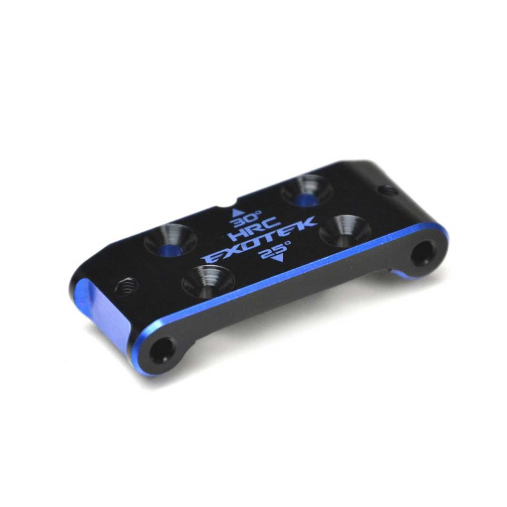 Exotek Racing 2079 B6.3 T6 SC6 Bulkhead, +1 High Roll Center, 7075 Aluminum, 2 Color
