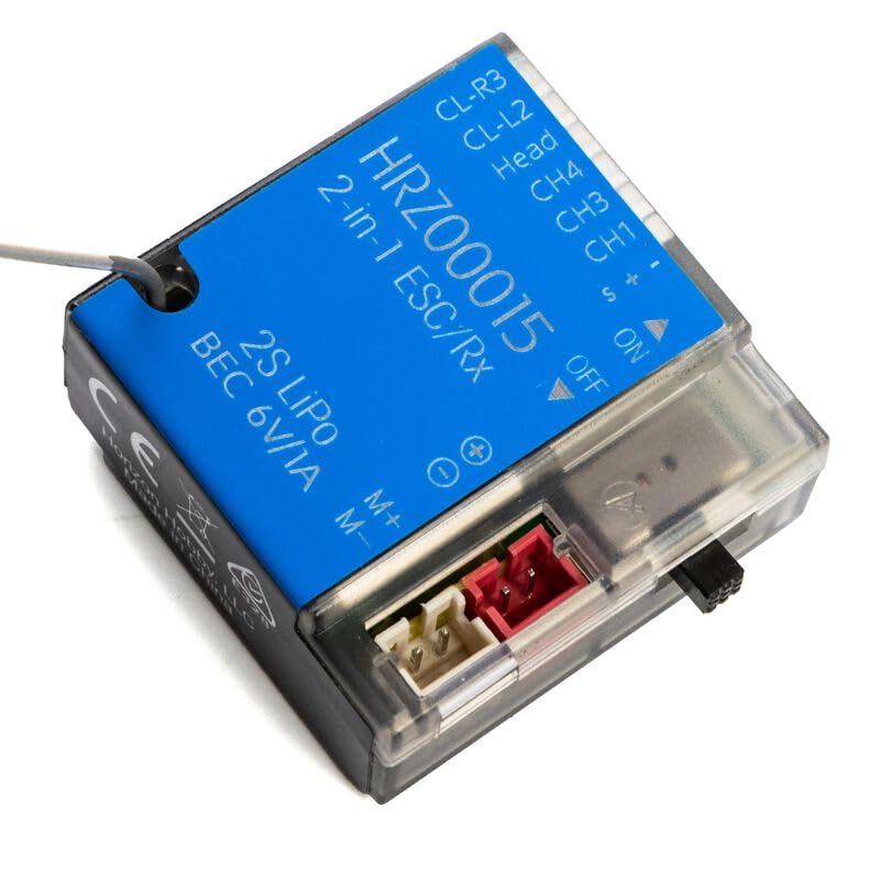 Horizon Hobby HRZ00015 ESC/Rx, 2.4Ghz, EC2: 1/24