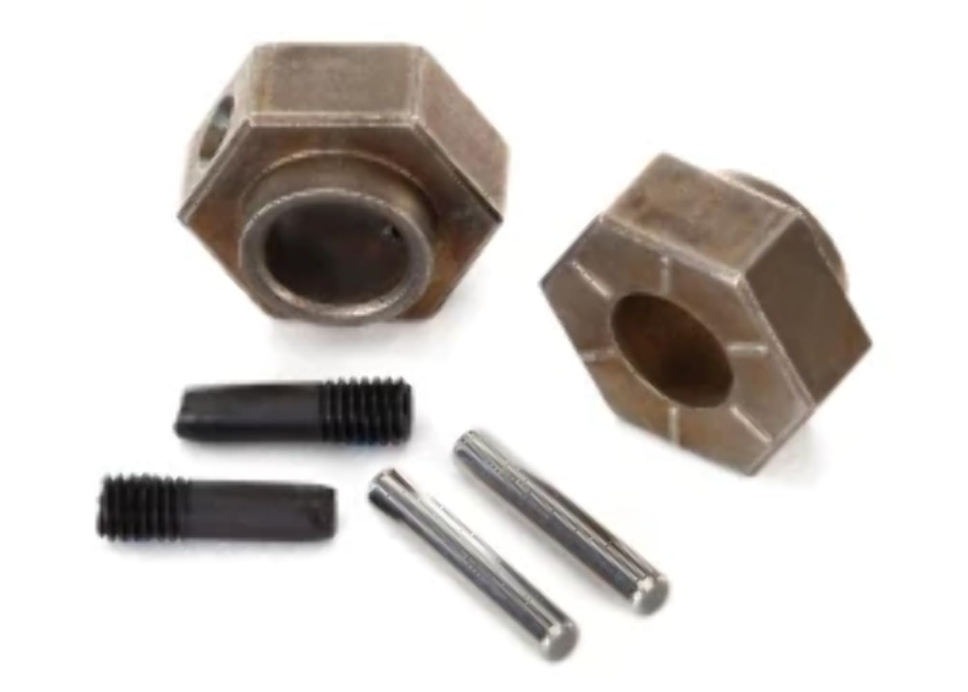 Traxxas 8269 Metal 12mm Hex Wheel Hubs(2) & Steel Stub Axle Pins (2): TRX-4