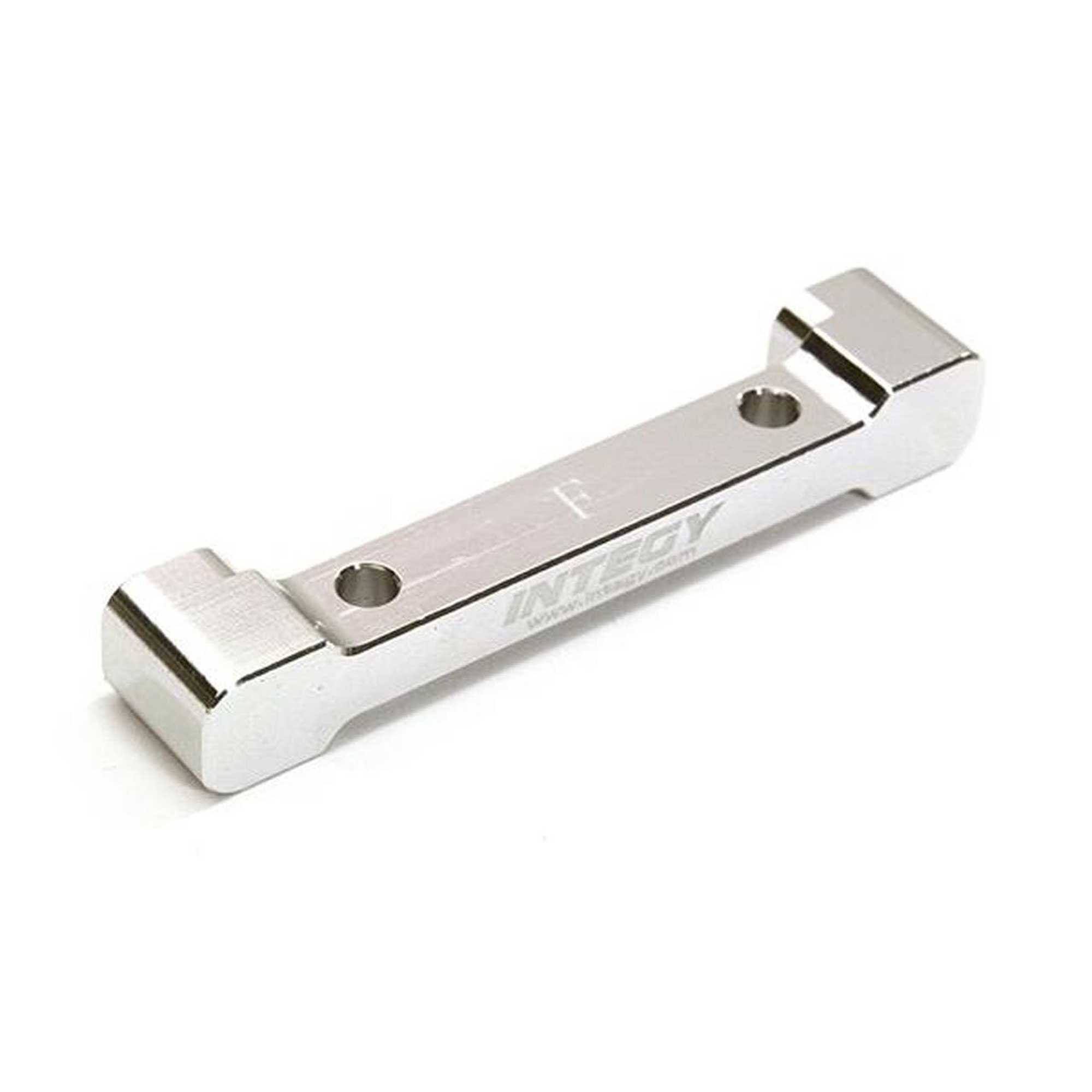 Integy C28325SILVER Alloy Front Arm Mount -TRA 1/10 4-Tec 2.0