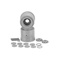 J-Concepts 3423S Aggressor Tire, Whl, Slvr w/intrchngble hubs (2)