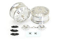 CEN Racing CKD0651 KG1 KD004 Duel Front Dually Wheel (Silver Anodized, 2pcs,