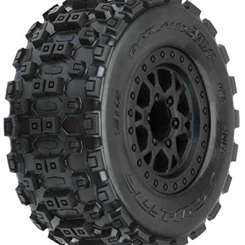 Pro-Line 10156-31 Badlands MX SC M2 MTD/Impulse Black Wheels: Slash 2wd Front
