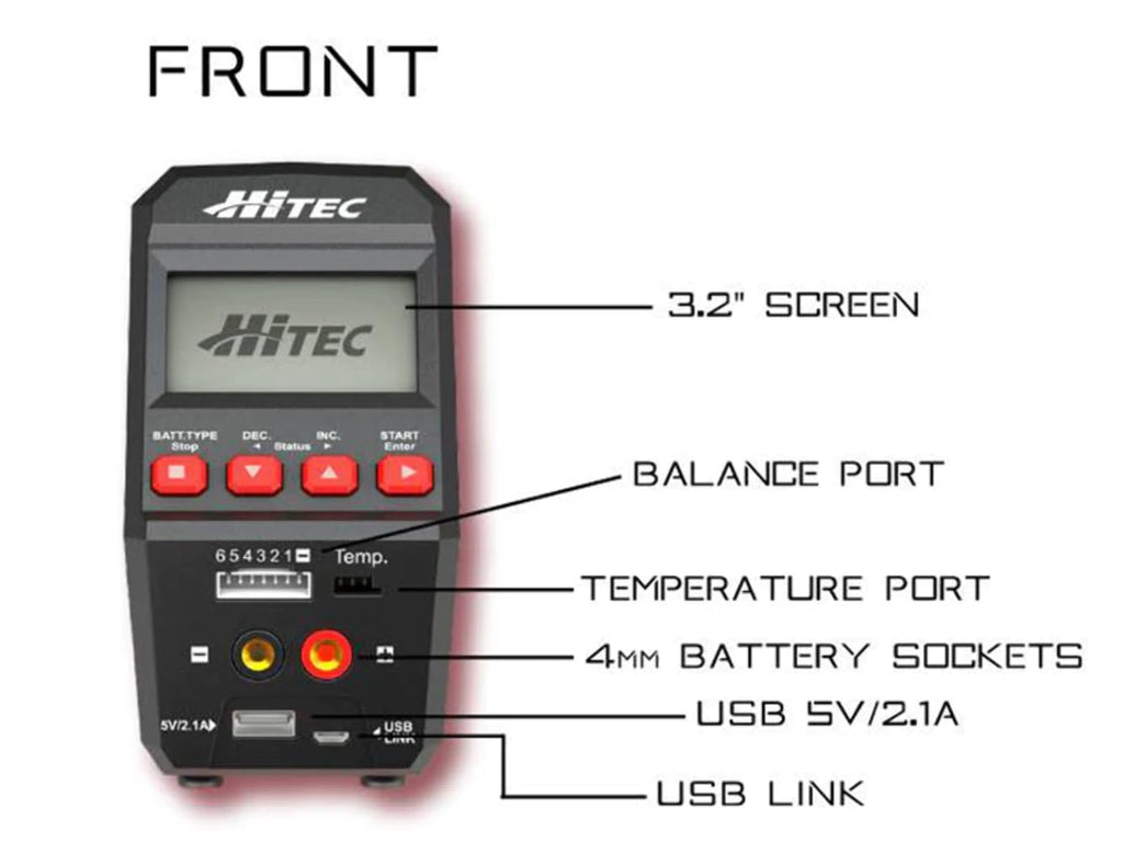 Hi-Tec 44246 RDX1 Pro Single Channel 100W Charger