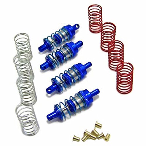 Hot Racing MFD32806 Blue Aluminum 32mm Shock Absorber Set: Losi Micro 4WD