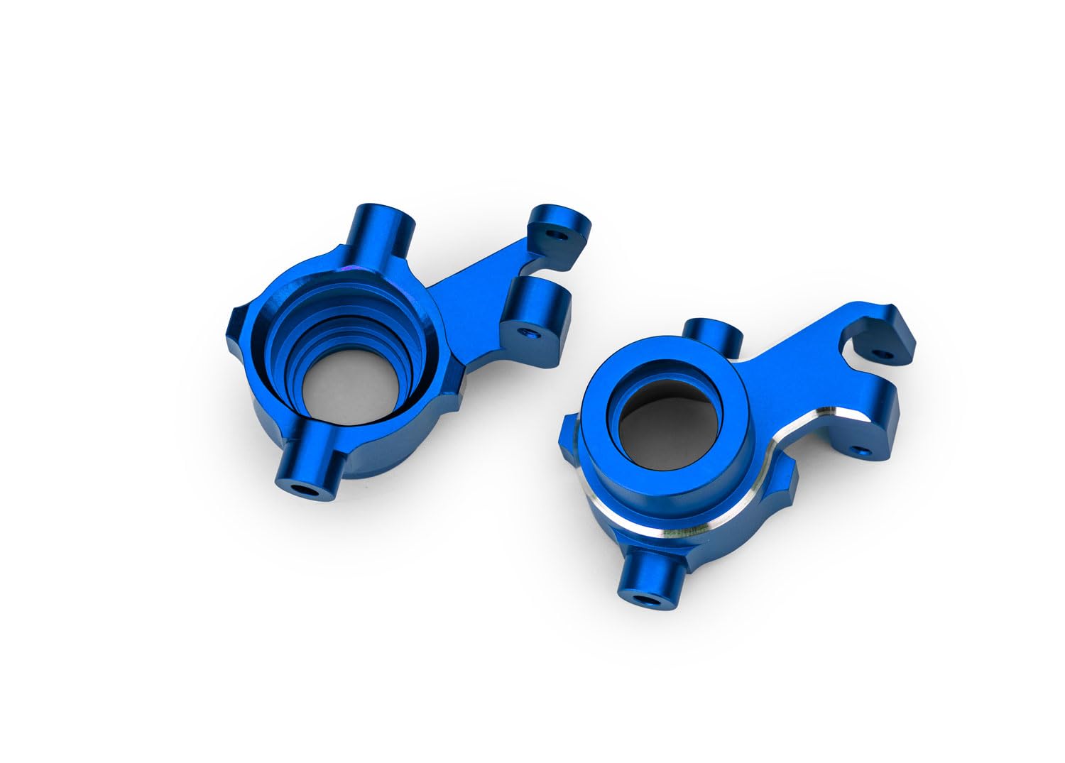 Traxxas 10237-BLUE Aluminum Steering Blocks (L&R), Blue: Maxx & Maxx Slash