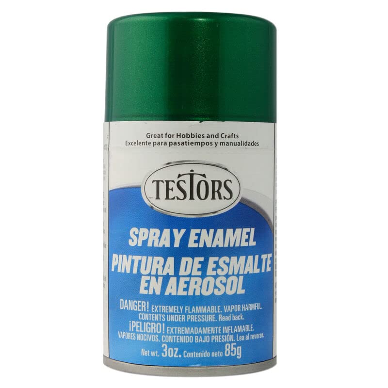 Testors 1630T Spray 3oz Jade Green Metal Flake