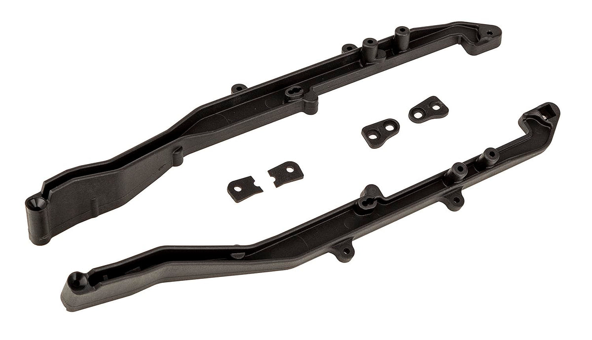 Team Associated 71177 RC10SC6.4 FT Side Rails and Tower Wedges, Carbon
