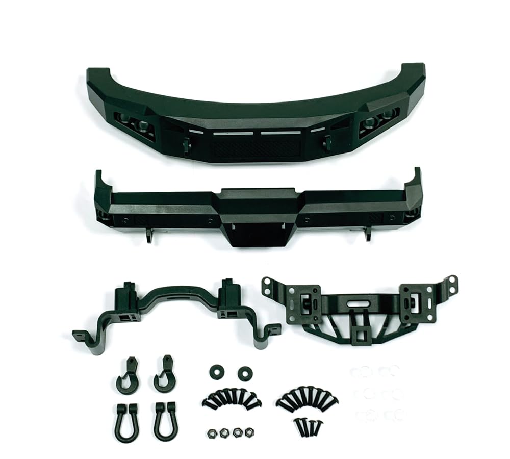 CEN Racing CD0429 Complete Black Bumper Set, for F-250 Chassis, Front & Rear