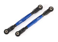 Traxxas 8948X Toe Links, Front (Tubes Blue-Anodized, 7075-T6 Aluminum